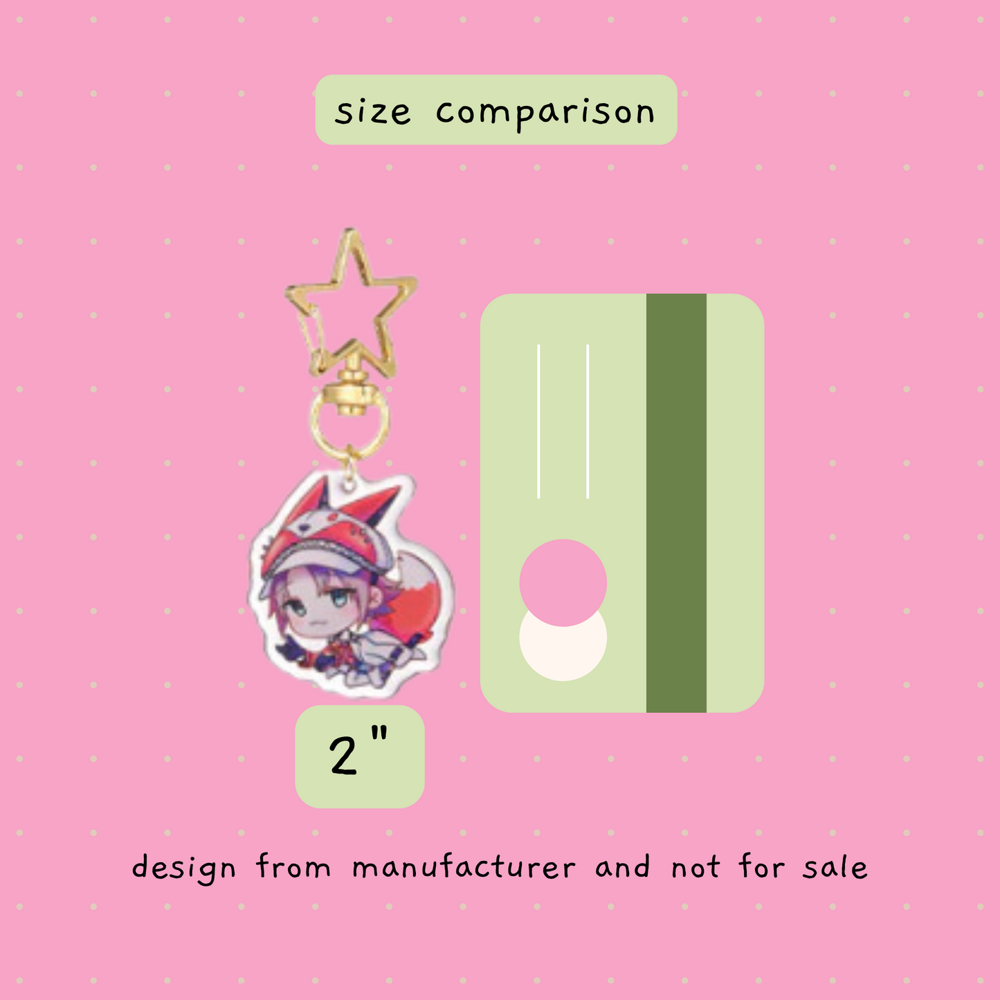 Mental health acrylic keychain kawaii_I am proud of myself