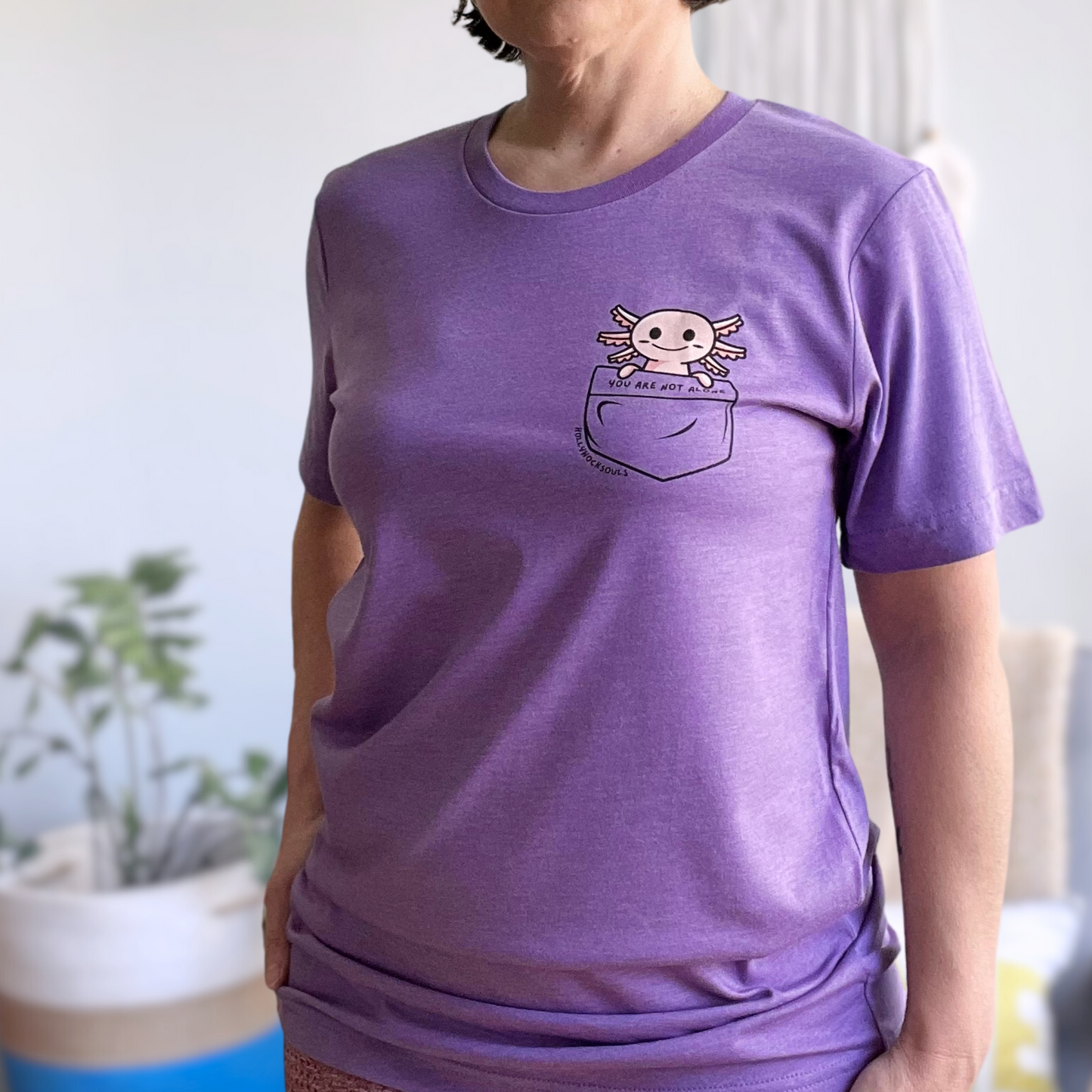 Axolotl buddy Tshirt for emotional support