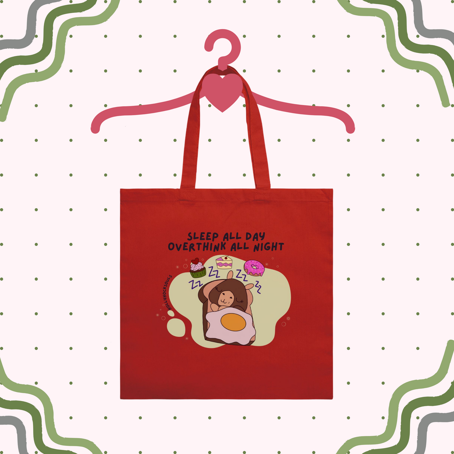 Tote Bag Lightweight_Overthinker gift