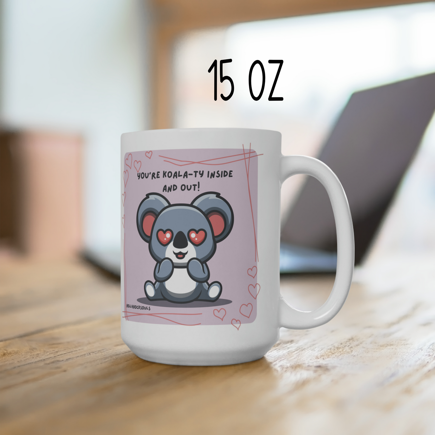 Ceramic mug and coaster_Cute Koala