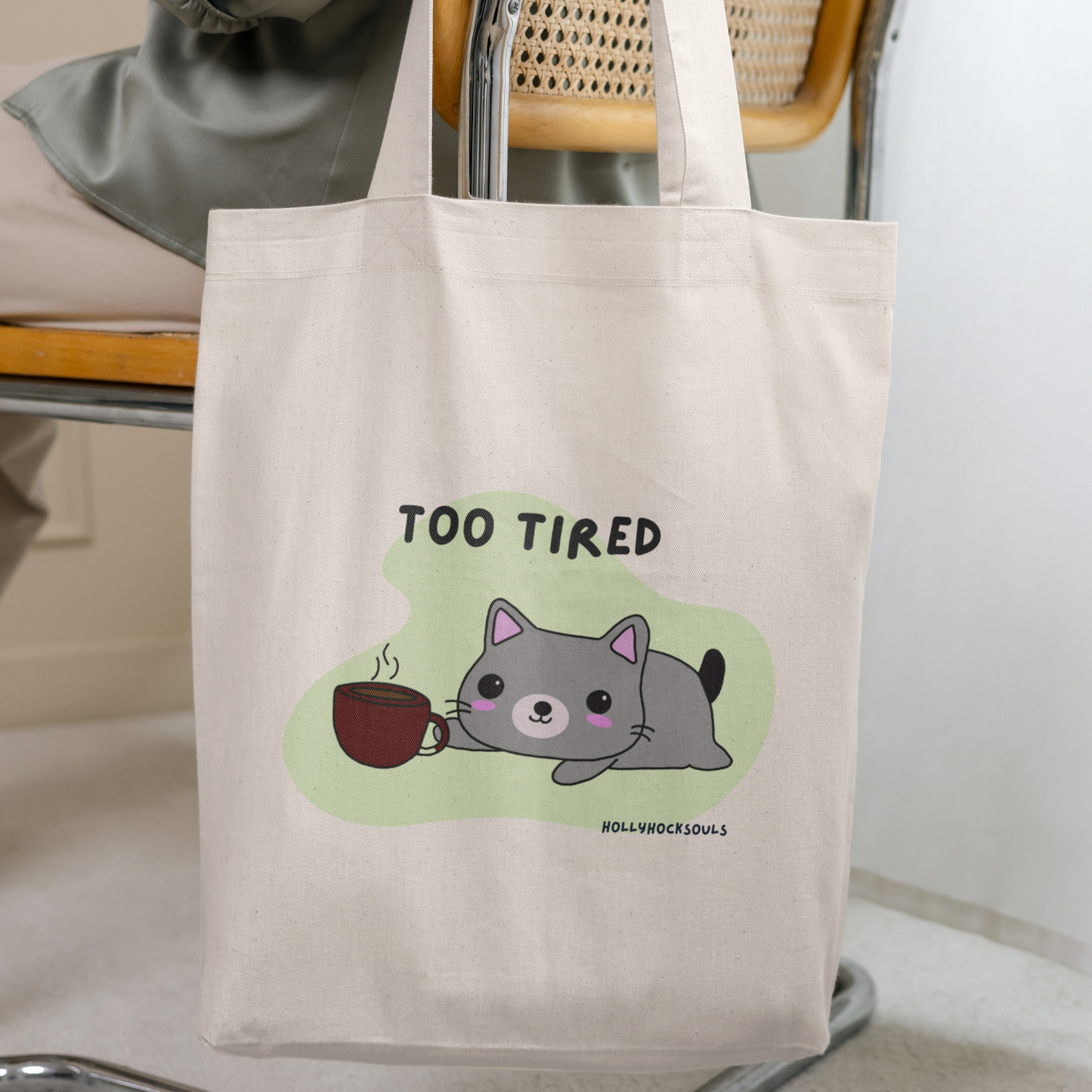 Tote Bag Lightweight_Too tired