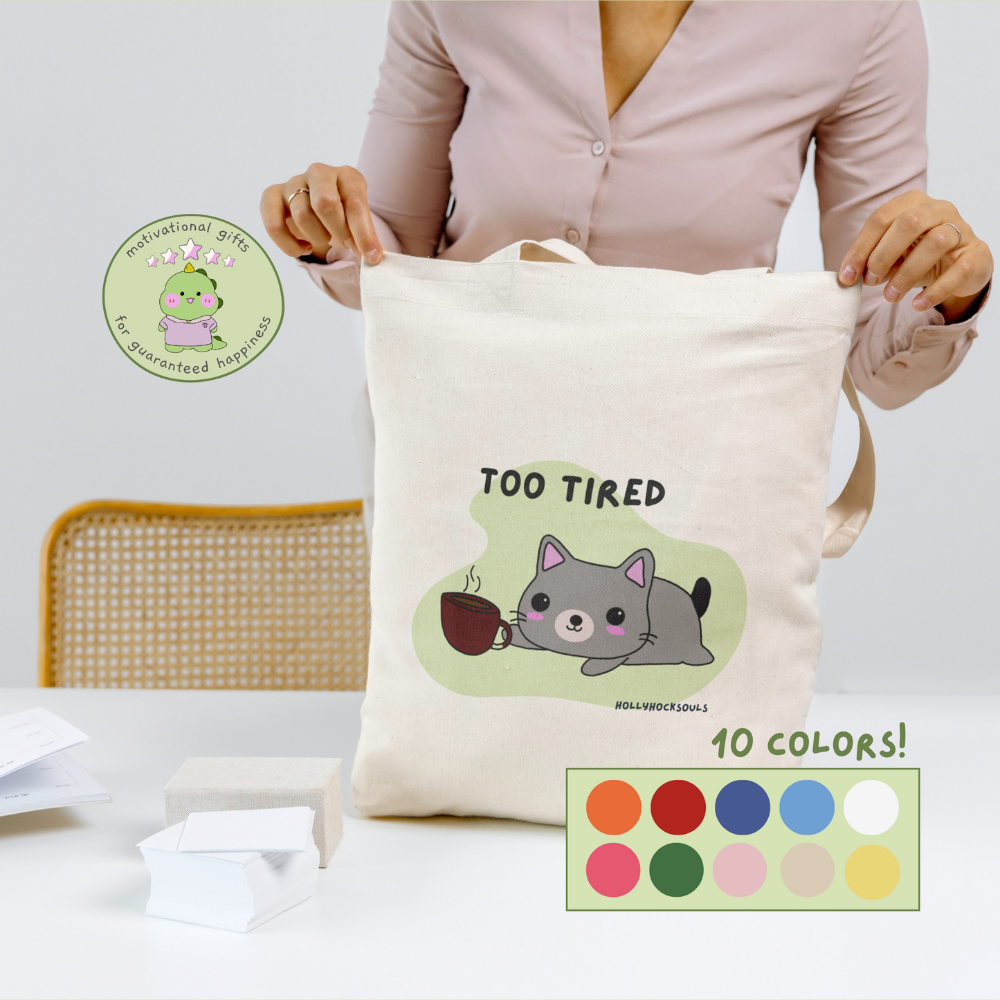 Tote Bag Lightweight_Too tired