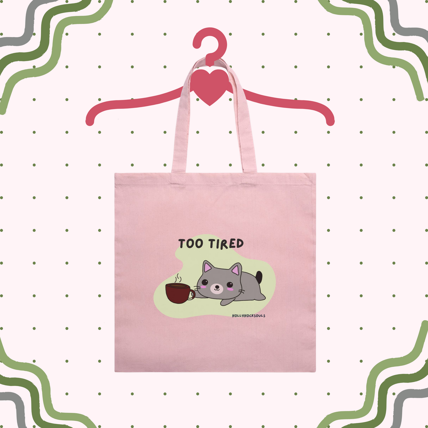 Tote Bag Lightweight_Too tired