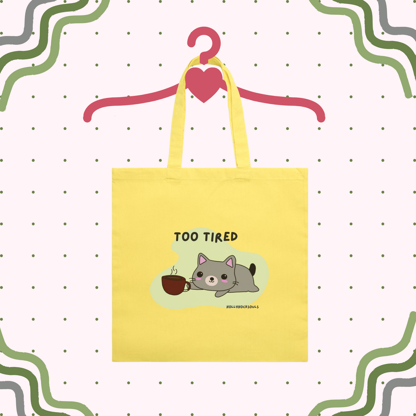 Tote Bag Lightweight_Too tired